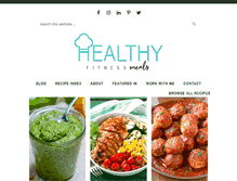 Tablet Screenshot of healthyfitnessmeals.com